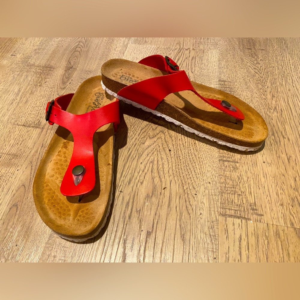 Biostep leather sandals made in Spain